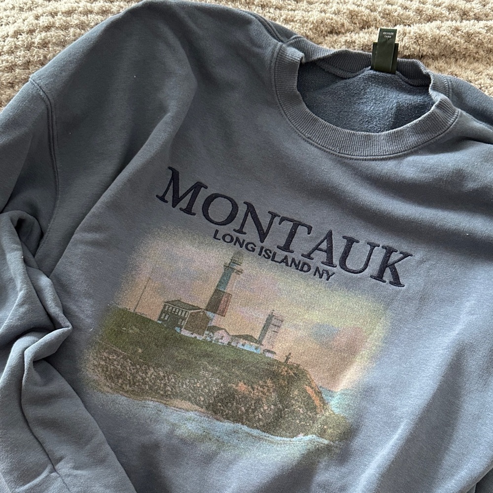 Wild Fable Blue Graphic Sweatshirt - Picture 3 of 3